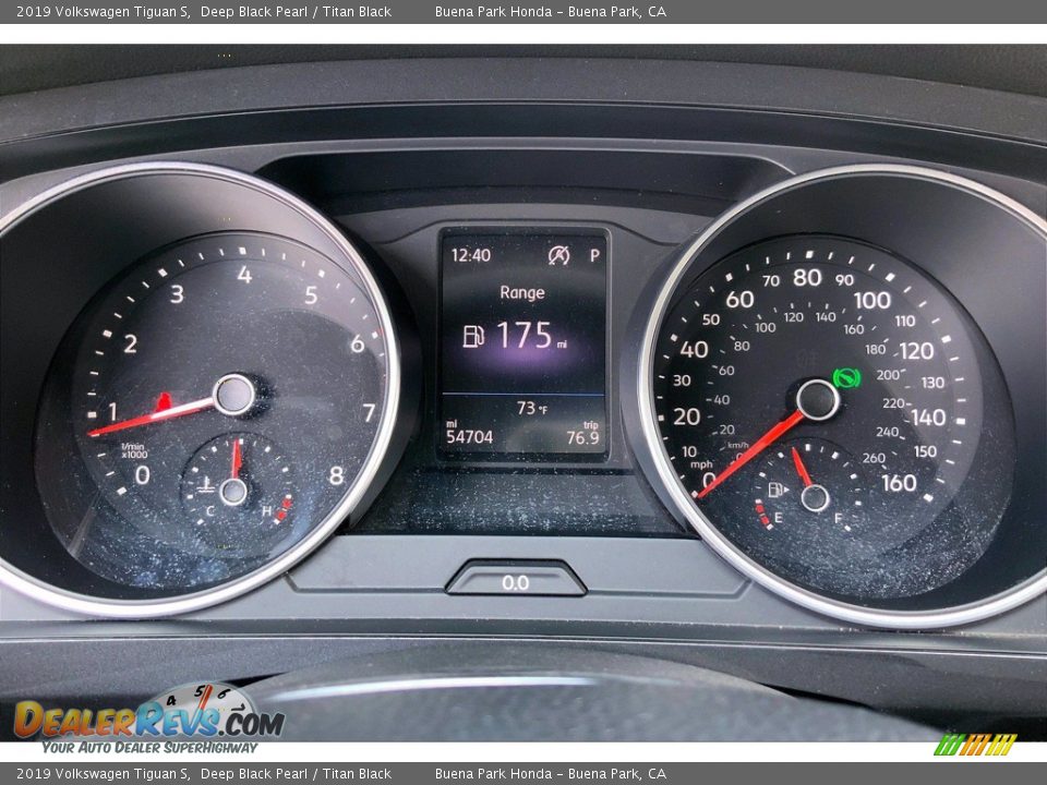 2019 Volkswagen Tiguan S Gauges Photo #22