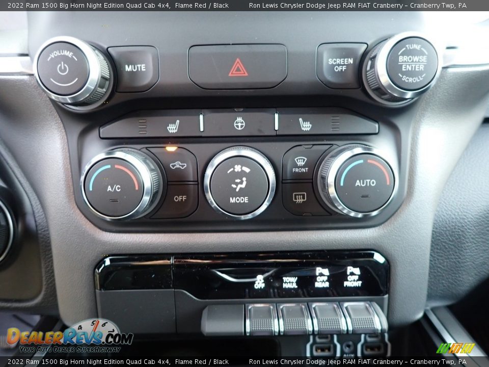 Controls of 2022 Ram 1500 Big Horn Night Edition Quad Cab 4x4 Photo #19