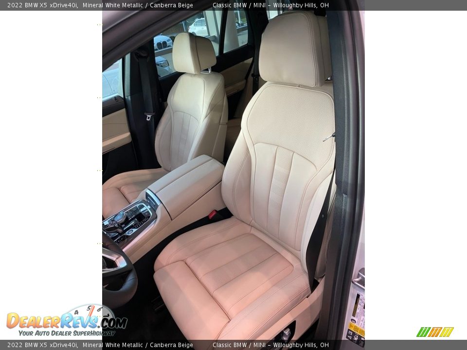 2022 BMW X5 xDrive40i Mineral White Metallic / Canberra Beige Photo #4