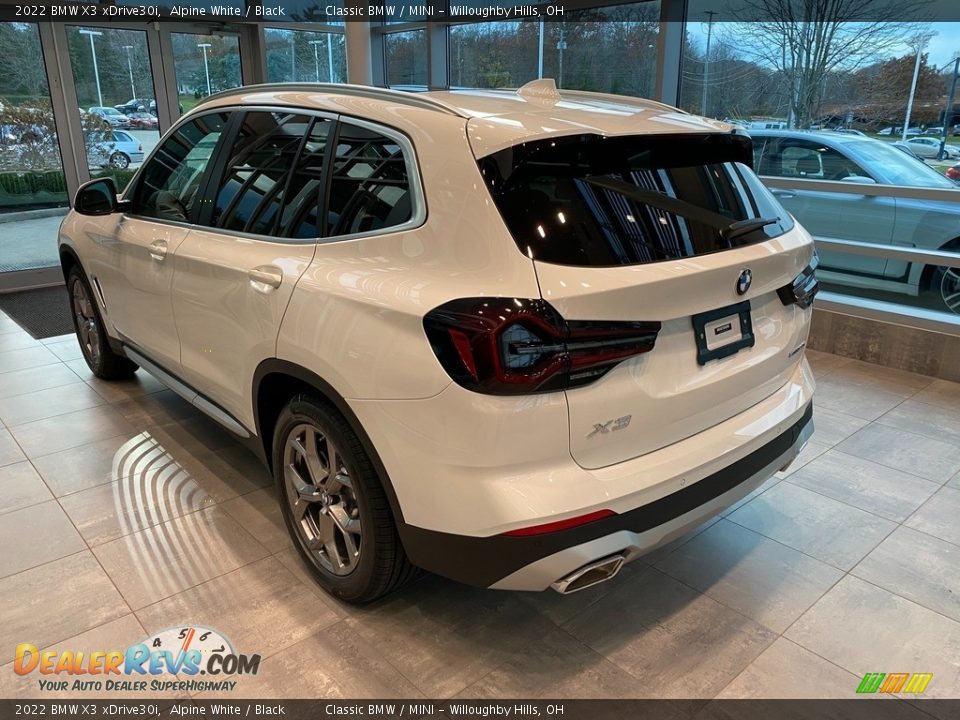 2022 BMW X3 xDrive30i Alpine White / Black Photo #2