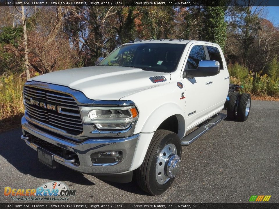 2022 Ram 4500 Laramie Crew Cab 4x4 Chassis Bright White / Black Photo #2