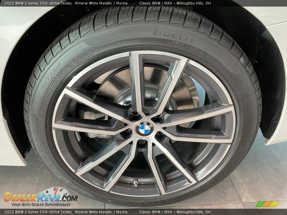 2022 BMW 3 Series 330i xDrive Sedan Mineral White Metallic / Mocha Photo #3