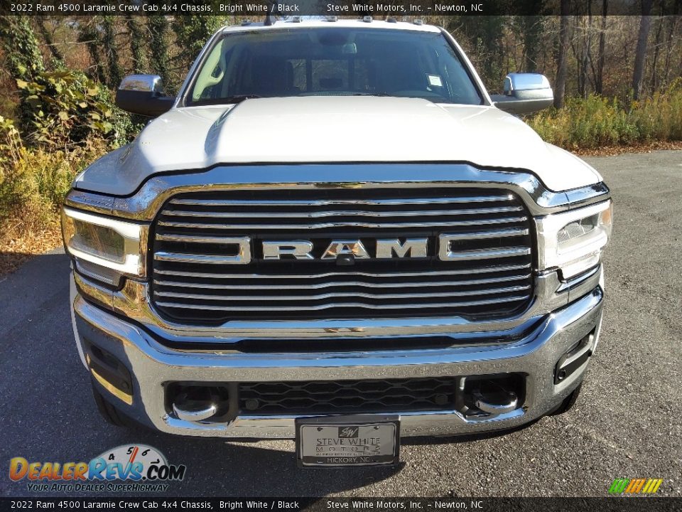 2022 Ram 4500 Laramie Crew Cab 4x4 Chassis Bright White / Black Photo #3