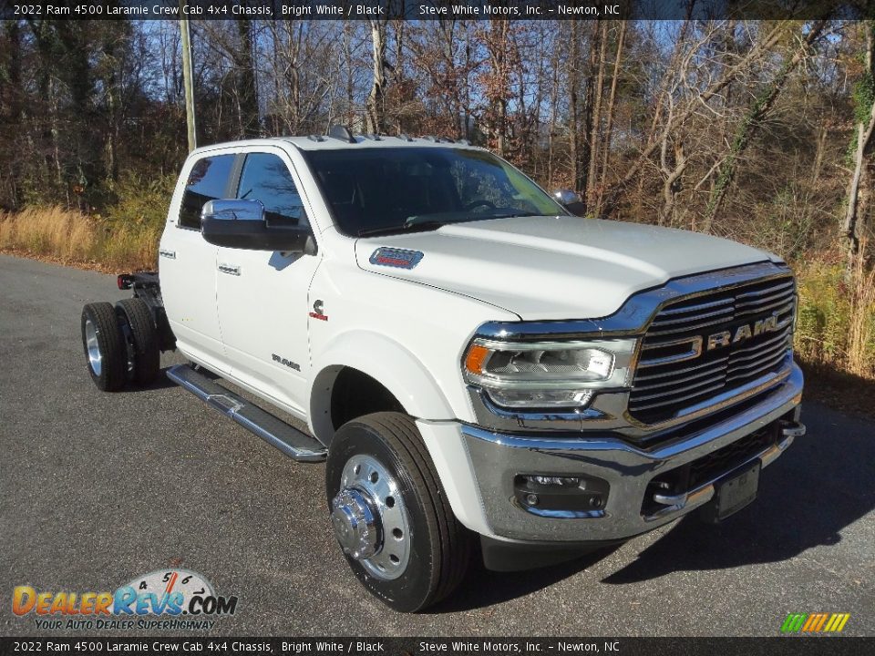 2022 Ram 4500 Laramie Crew Cab 4x4 Chassis Bright White / Black Photo #4