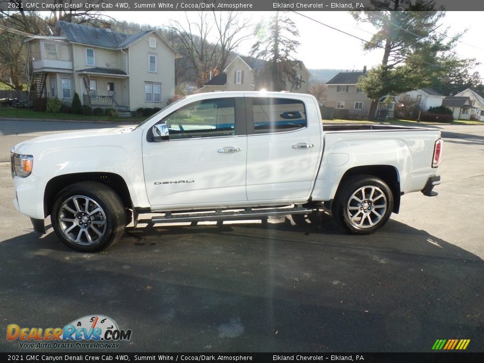 Summit White 2021 GMC Canyon Denali Crew Cab 4WD Photo #9