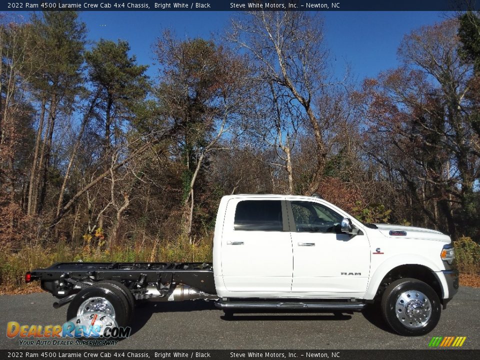 2022 Ram 4500 Laramie Crew Cab 4x4 Chassis Bright White / Black Photo #5