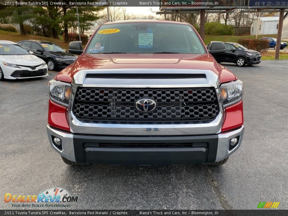 2021 Toyota Tundra SR5 CrewMax Barcelona Red Metallic / Graphite Photo #3