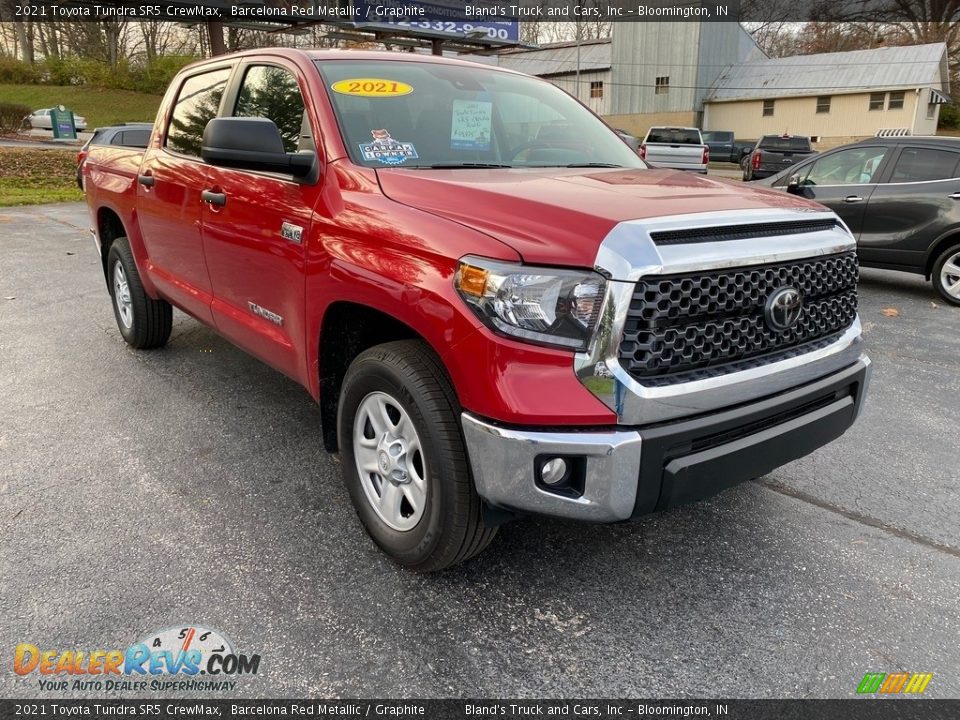 2021 Toyota Tundra SR5 CrewMax Barcelona Red Metallic / Graphite Photo #4