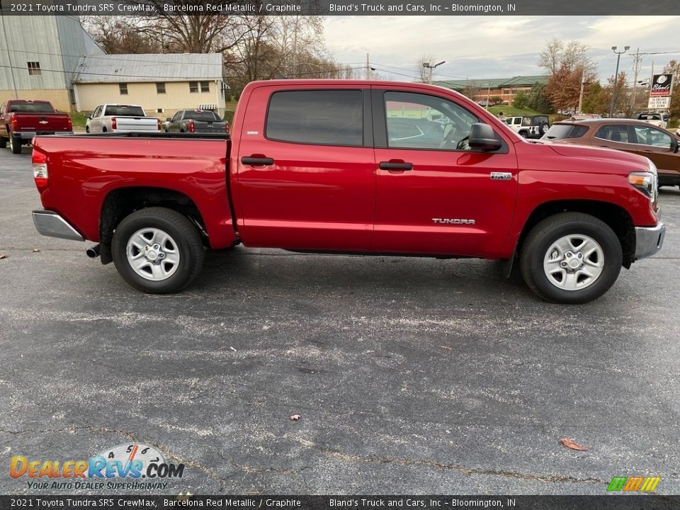 Barcelona Red Metallic 2021 Toyota Tundra SR5 CrewMax Photo #5