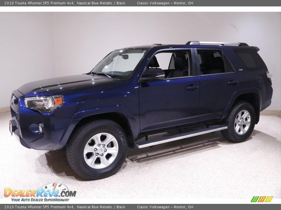 2019 Toyota 4Runner SR5 Premium 4x4 Nautical Blue Metallic / Black Photo #3
