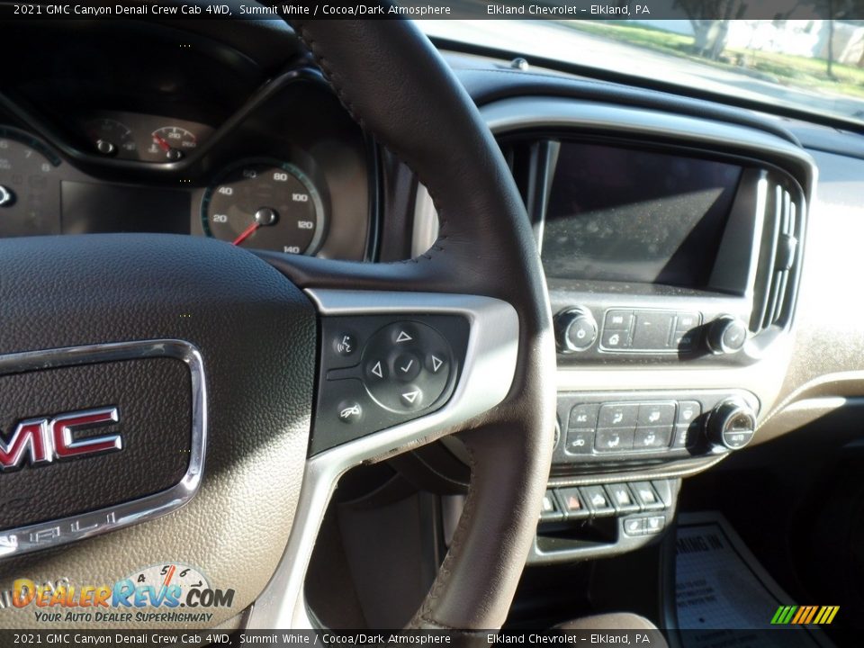 2021 GMC Canyon Denali Crew Cab 4WD Steering Wheel Photo #18