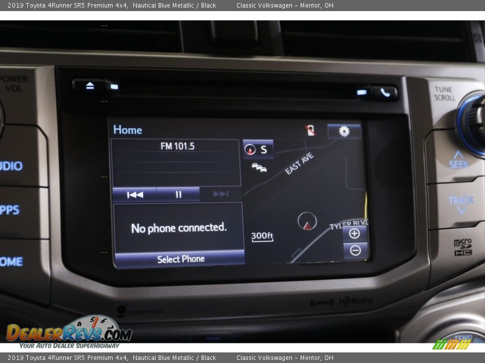 2019 Toyota 4Runner SR5 Premium 4x4 Nautical Blue Metallic / Black Photo #10