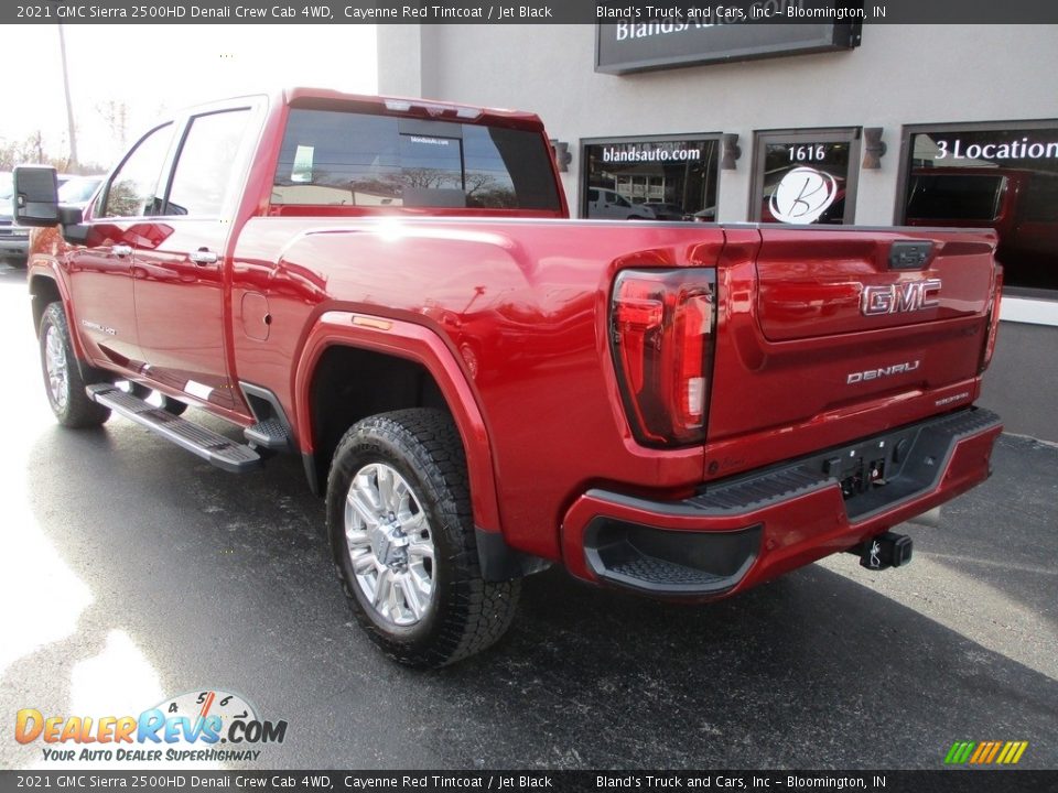 2021 GMC Sierra 2500HD Denali Crew Cab 4WD Cayenne Red Tintcoat / Jet Black Photo #3