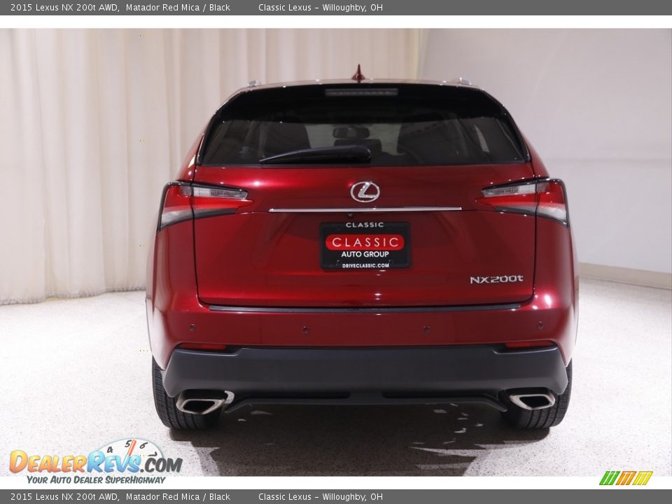 2015 Lexus NX 200t AWD Matador Red Mica / Black Photo #20