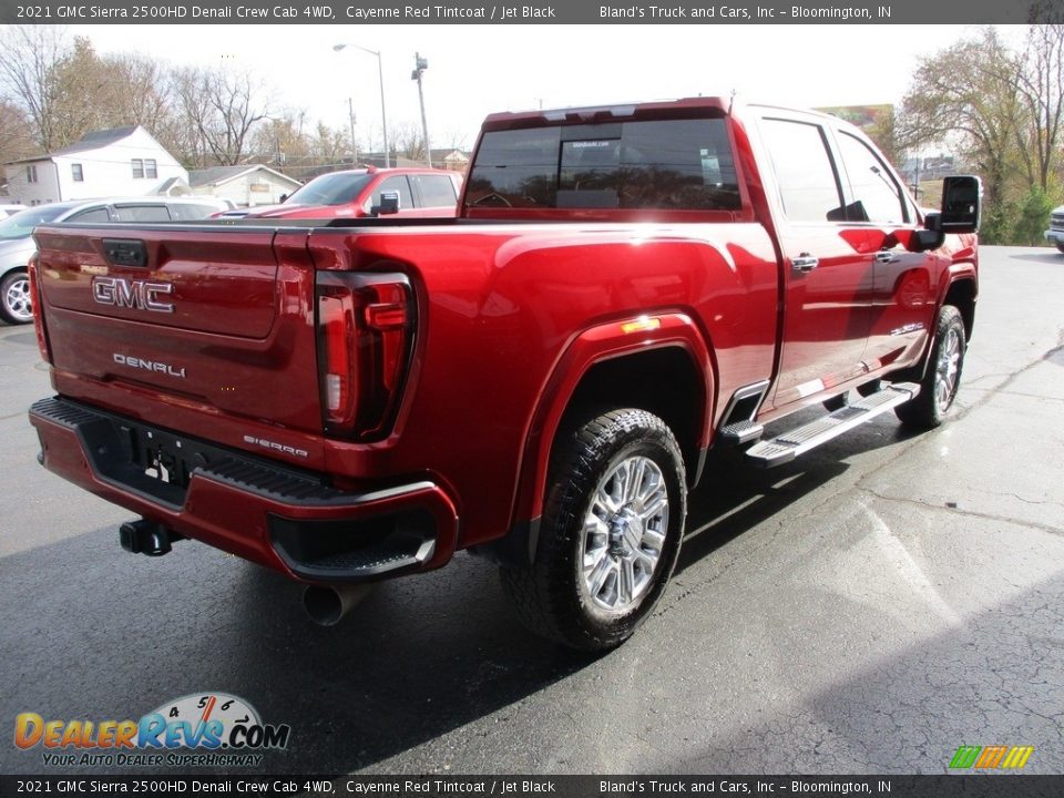 2021 GMC Sierra 2500HD Denali Crew Cab 4WD Cayenne Red Tintcoat / Jet Black Photo #4