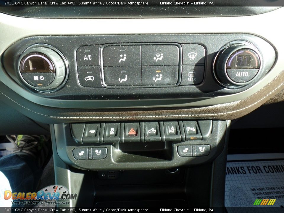 Controls of 2021 GMC Canyon Denali Crew Cab 4WD Photo #28