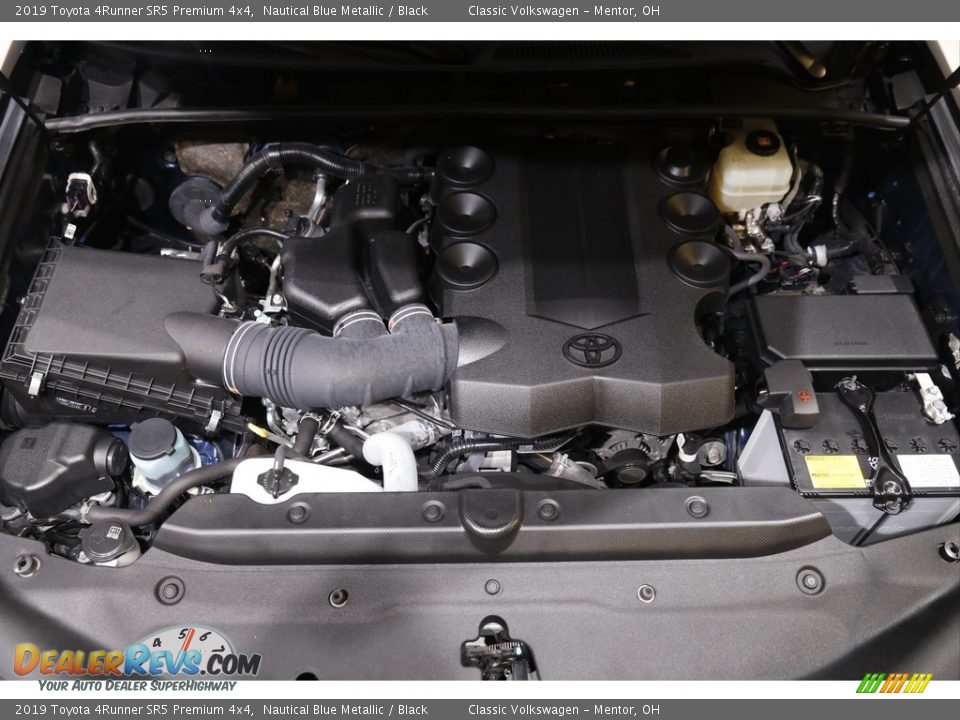 2019 Toyota 4Runner SR5 Premium 4x4 Nautical Blue Metallic / Black Photo #19