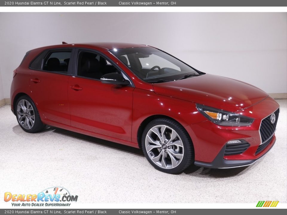2020 Hyundai Elantra GT N Line Scarlet Red Pearl / Black Photo #1