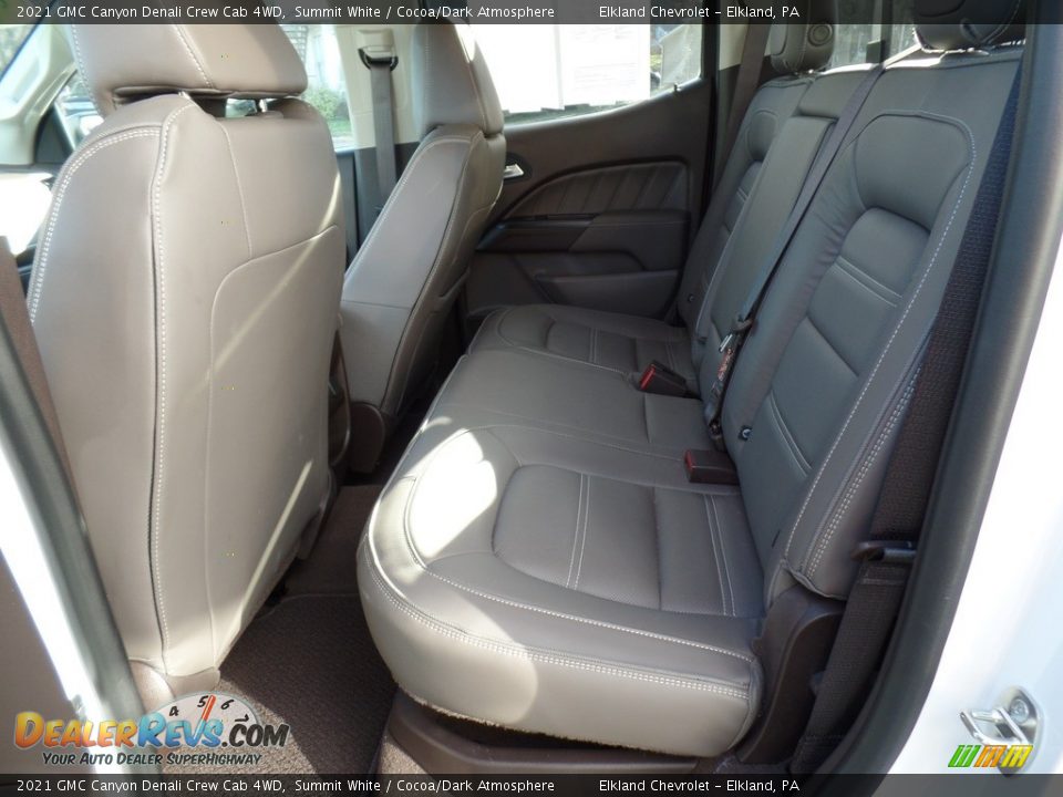 Rear Seat of 2021 GMC Canyon Denali Crew Cab 4WD Photo #35