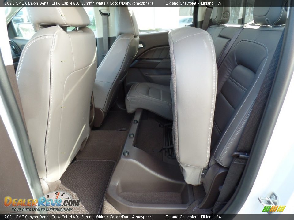 Rear Seat of 2021 GMC Canyon Denali Crew Cab 4WD Photo #36