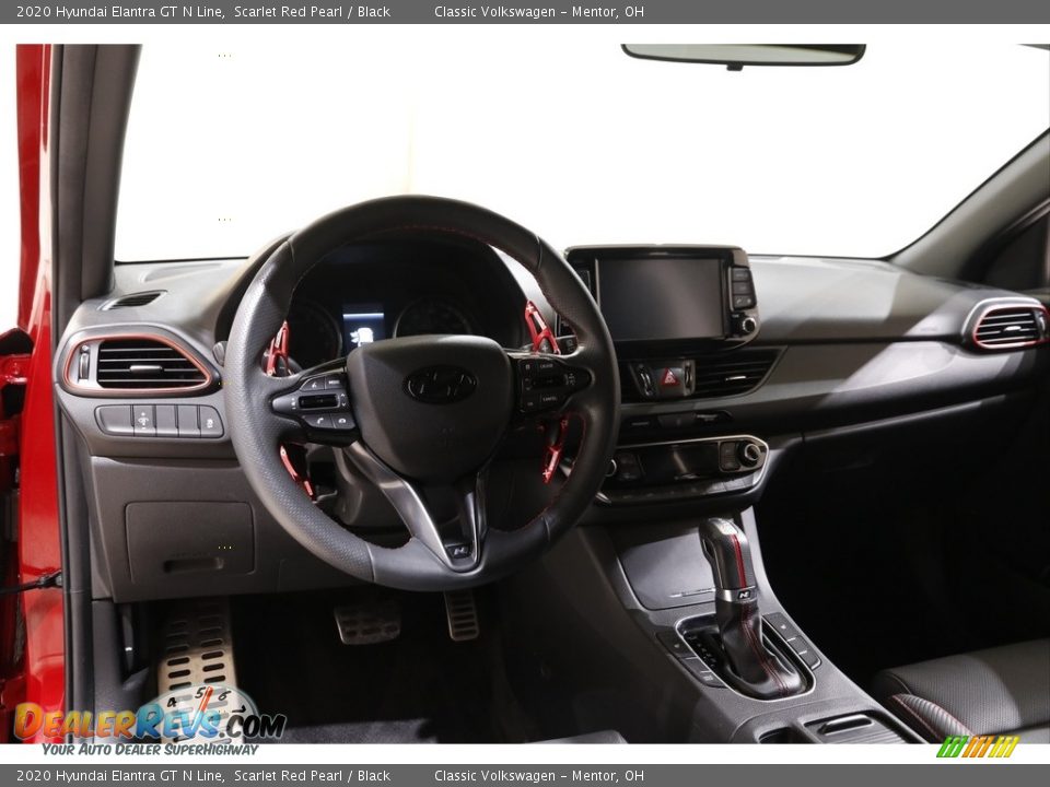 2020 Hyundai Elantra GT N Line Scarlet Red Pearl / Black Photo #6