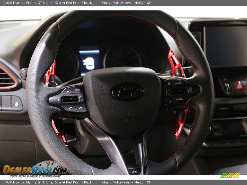 2020 Hyundai Elantra GT N Line Scarlet Red Pearl / Black Photo #7