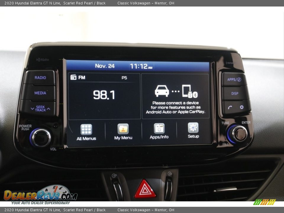 2020 Hyundai Elantra GT N Line Scarlet Red Pearl / Black Photo #10