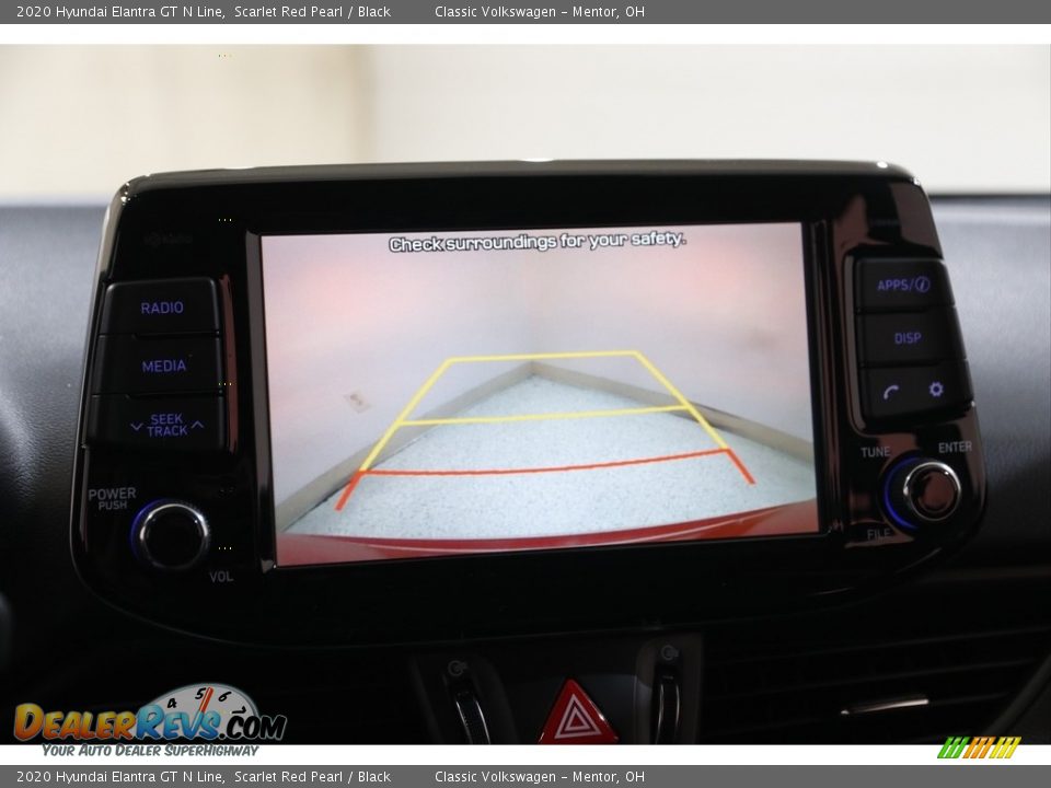 2020 Hyundai Elantra GT N Line Scarlet Red Pearl / Black Photo #11