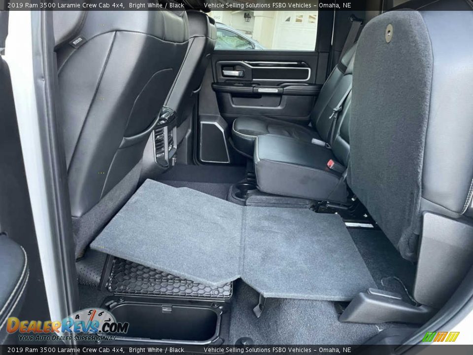 2019 Ram 3500 Laramie Crew Cab 4x4 Bright White / Black Photo #4