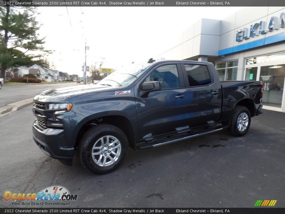 2022 Chevrolet Silverado 1500 Limited RST Crew Cab 4x4 Shadow Gray Metallic / Jet Black Photo #1