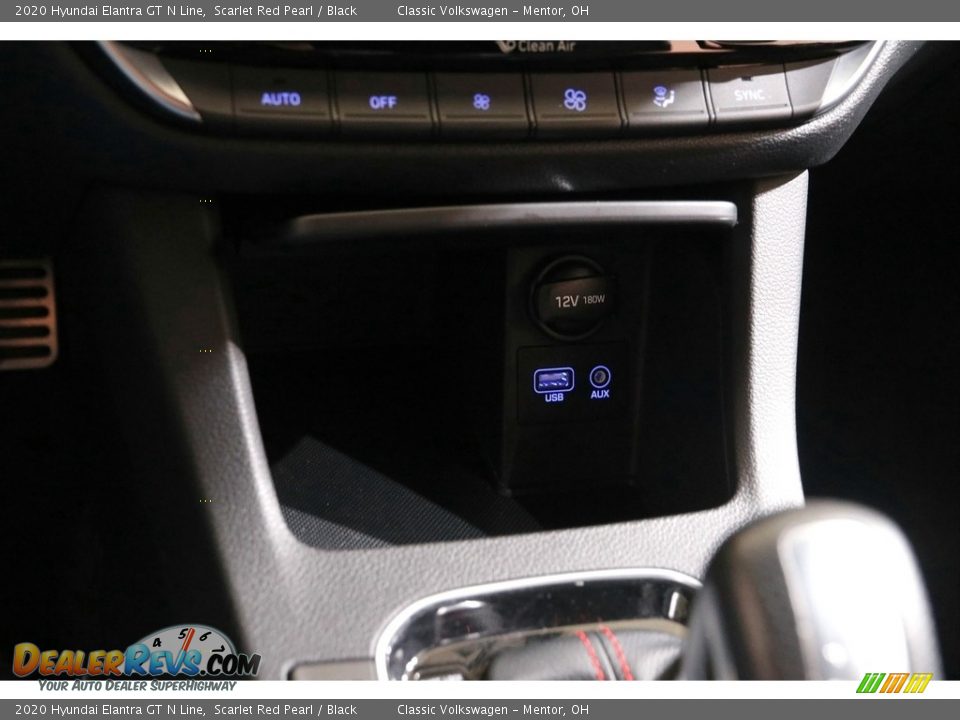 2020 Hyundai Elantra GT N Line Scarlet Red Pearl / Black Photo #14