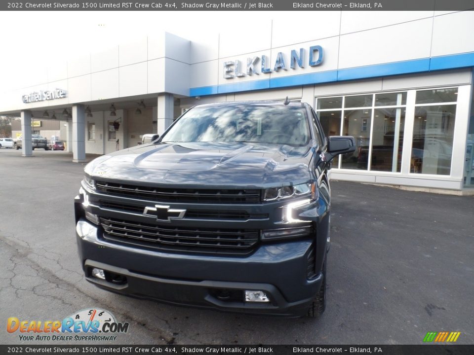 2022 Chevrolet Silverado 1500 Limited RST Crew Cab 4x4 Shadow Gray Metallic / Jet Black Photo #3