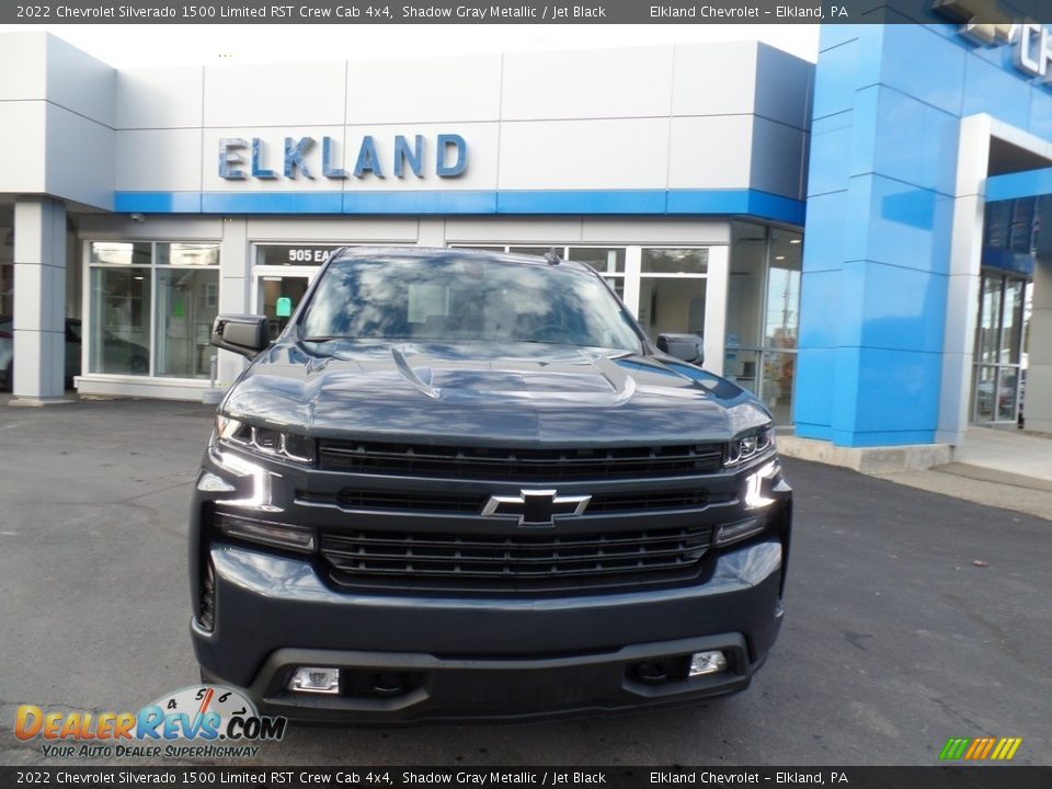 2022 Chevrolet Silverado 1500 Limited RST Crew Cab 4x4 Shadow Gray Metallic / Jet Black Photo #4