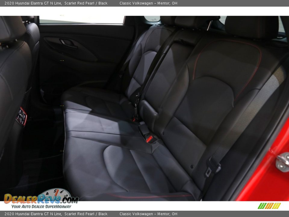 2020 Hyundai Elantra GT N Line Scarlet Red Pearl / Black Photo #17