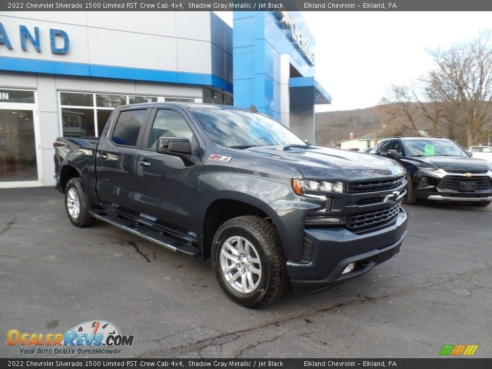 2022 Chevrolet Silverado 1500 Limited RST Crew Cab 4x4 Shadow Gray Metallic / Jet Black Photo #5