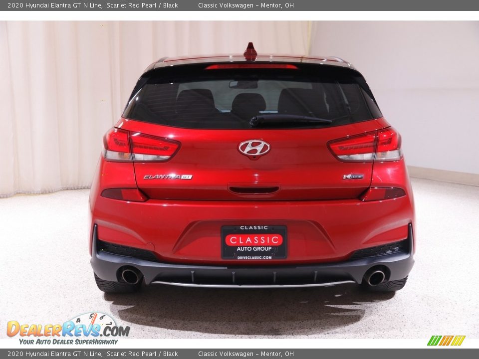 2020 Hyundai Elantra GT N Line Scarlet Red Pearl / Black Photo #18