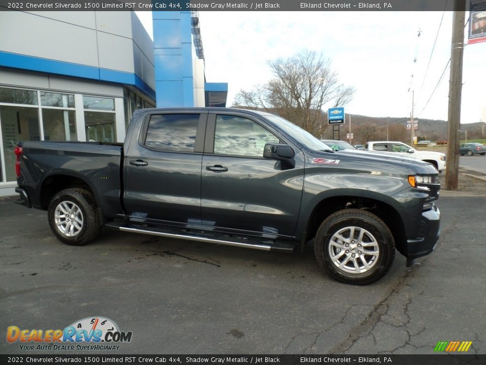 2022 Chevrolet Silverado 1500 Limited RST Crew Cab 4x4 Shadow Gray Metallic / Jet Black Photo #6