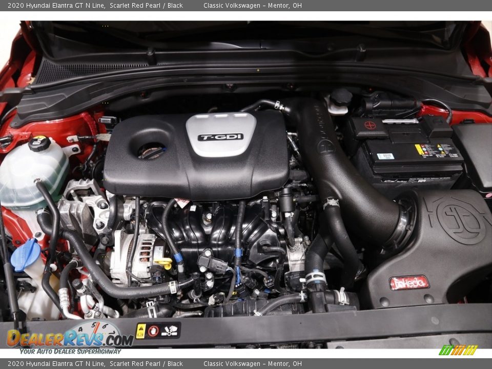 2020 Hyundai Elantra GT N Line Scarlet Red Pearl / Black Photo #19