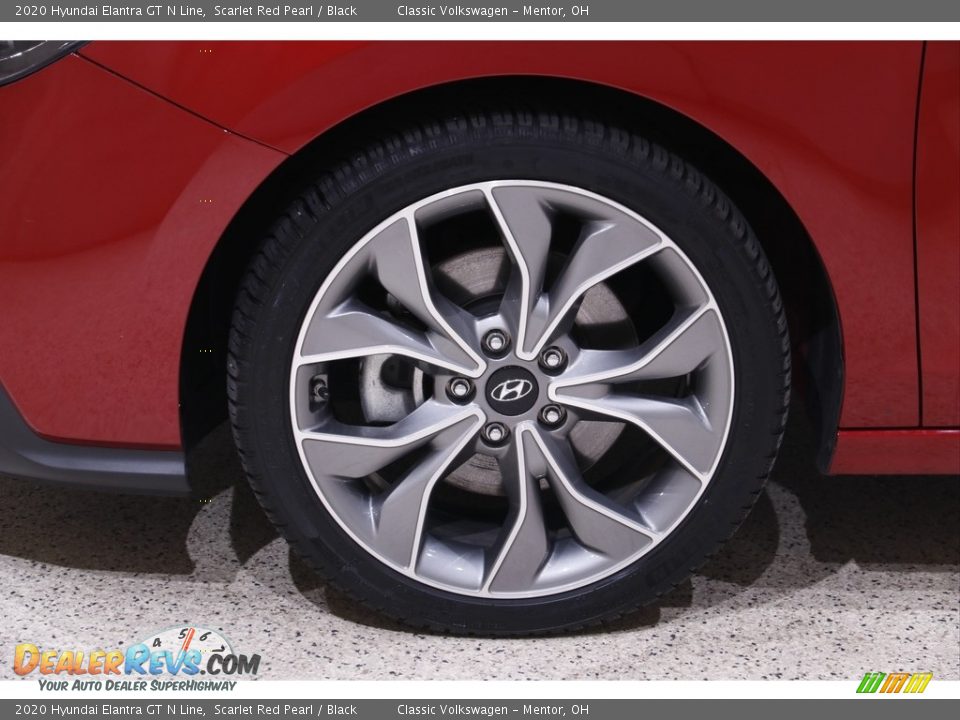 2020 Hyundai Elantra GT N Line Scarlet Red Pearl / Black Photo #20
