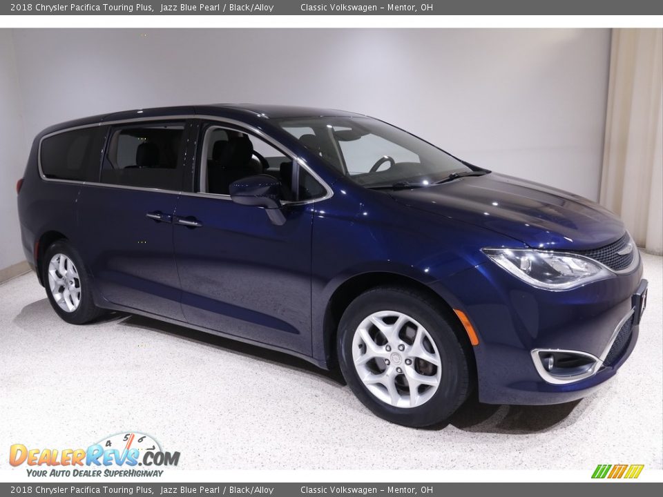 2018 Chrysler Pacifica Touring Plus Jazz Blue Pearl / Black/Alloy Photo #1