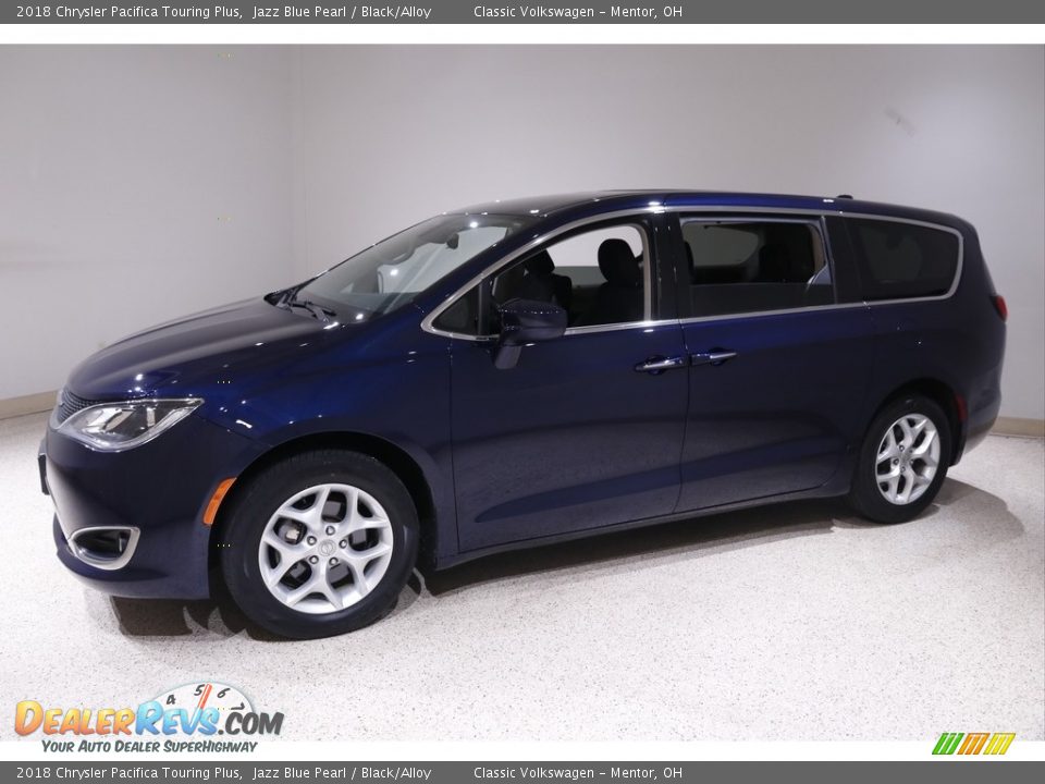 2018 Chrysler Pacifica Touring Plus Jazz Blue Pearl / Black/Alloy Photo #3