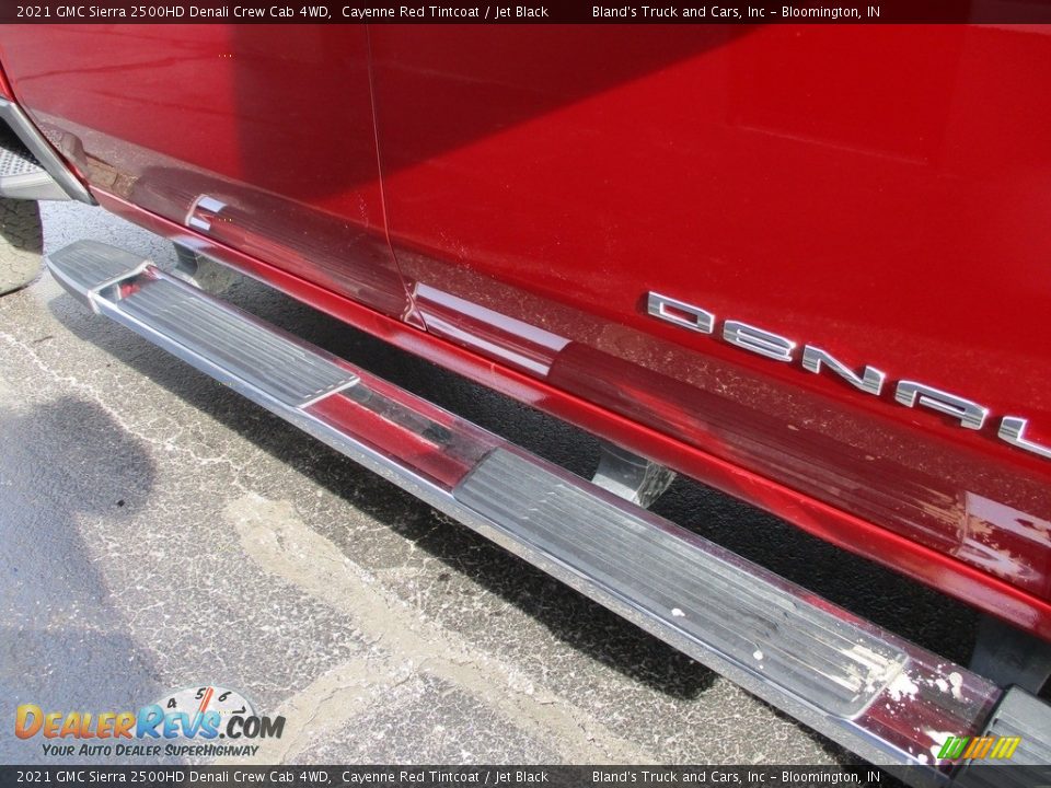 2021 GMC Sierra 2500HD Denali Crew Cab 4WD Cayenne Red Tintcoat / Jet Black Photo #34