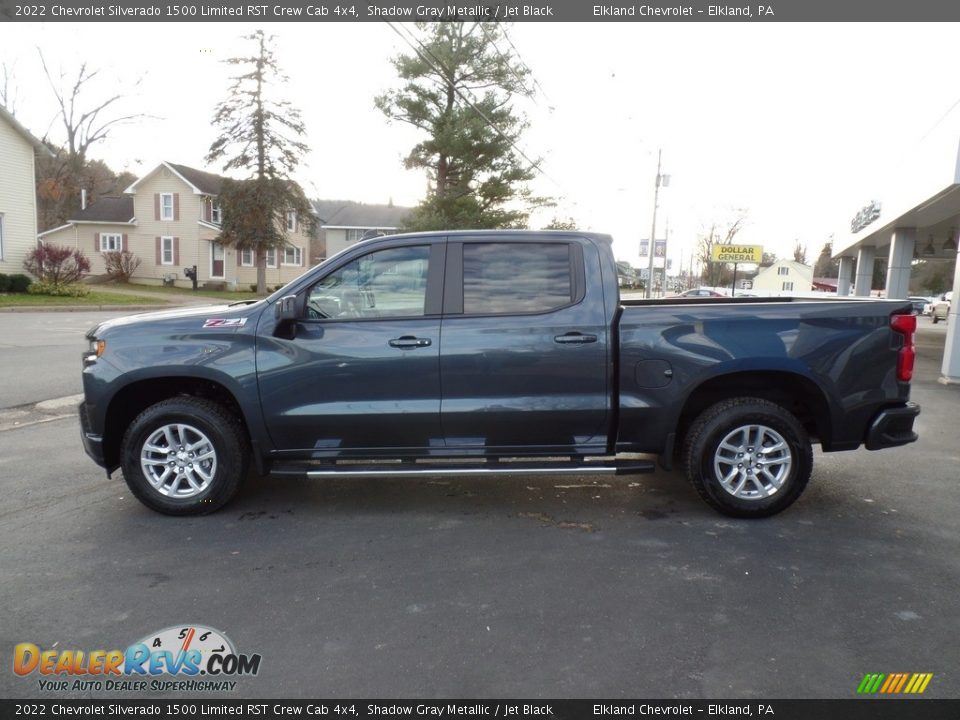 2022 Chevrolet Silverado 1500 Limited RST Crew Cab 4x4 Shadow Gray Metallic / Jet Black Photo #12