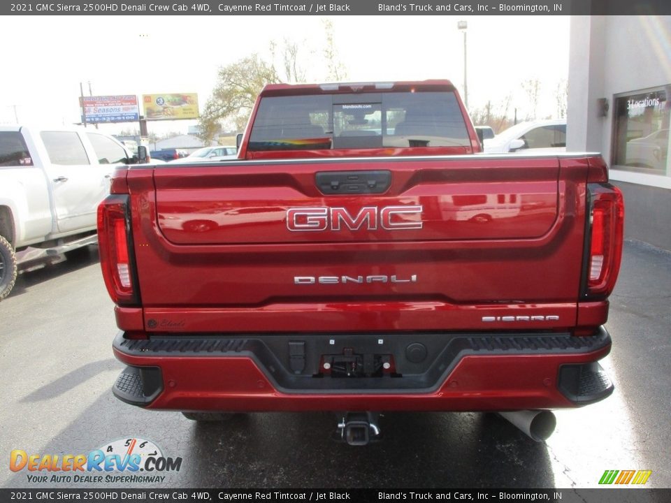 2021 GMC Sierra 2500HD Denali Crew Cab 4WD Cayenne Red Tintcoat / Jet Black Photo #35