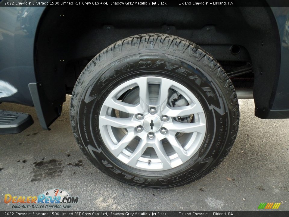 2022 Chevrolet Silverado 1500 Limited RST Crew Cab 4x4 Shadow Gray Metallic / Jet Black Photo #13