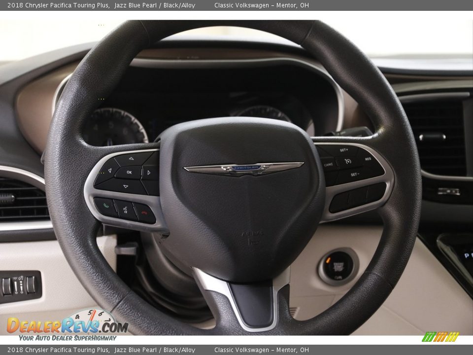 2018 Chrysler Pacifica Touring Plus Jazz Blue Pearl / Black/Alloy Photo #7