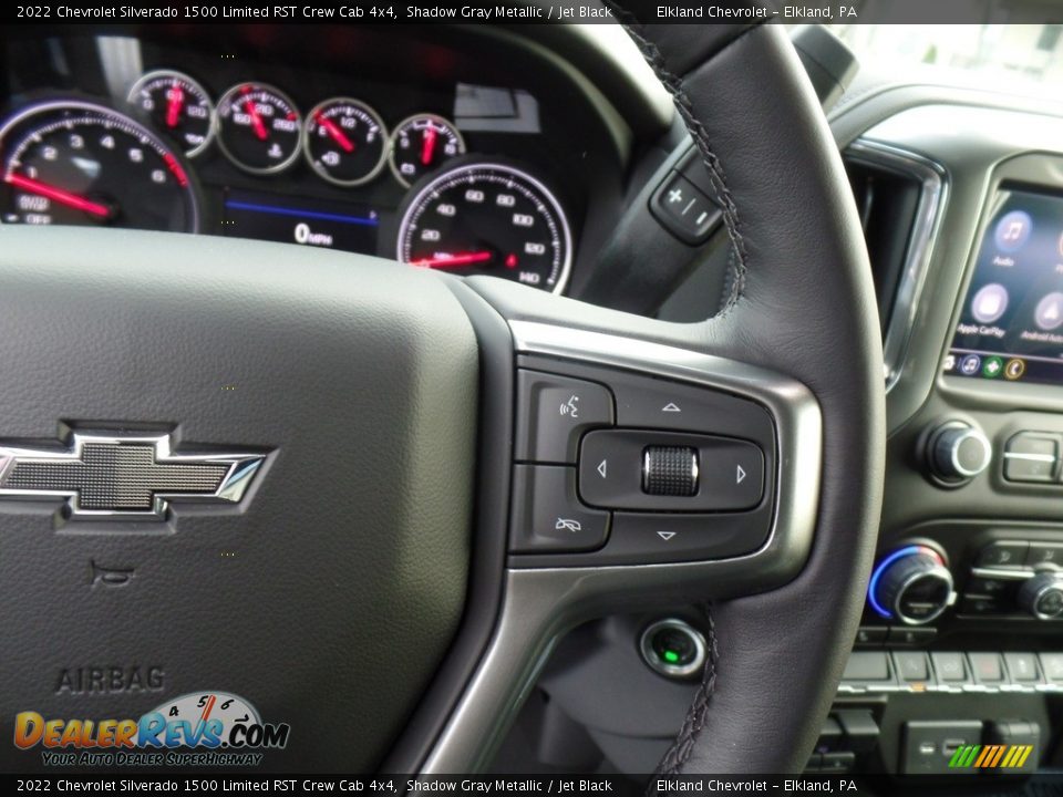 2022 Chevrolet Silverado 1500 Limited RST Crew Cab 4x4 Shadow Gray Metallic / Jet Black Photo #24