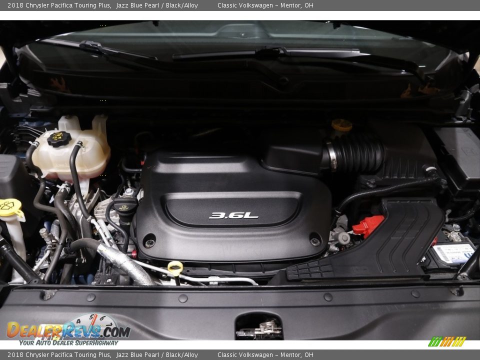 2018 Chrysler Pacifica Touring Plus Jazz Blue Pearl / Black/Alloy Photo #23