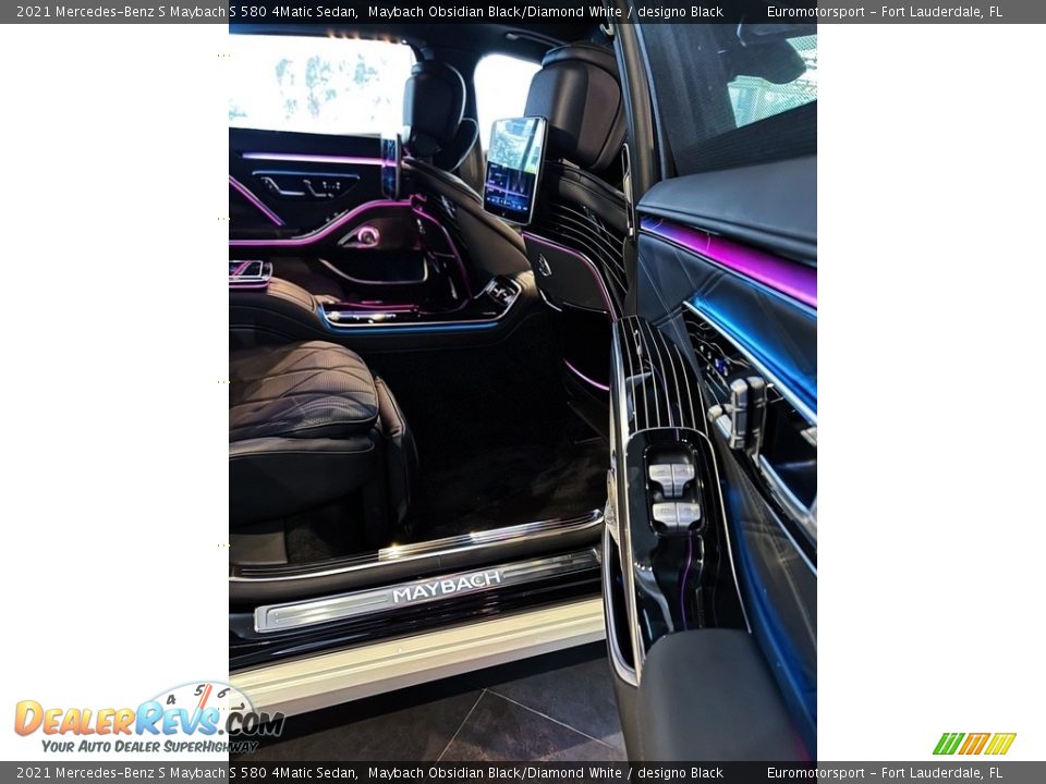 2021 Mercedes-Benz S Maybach S 580 4Matic Sedan Maybach Obsidian Black/Diamond White / designo Black Photo #21