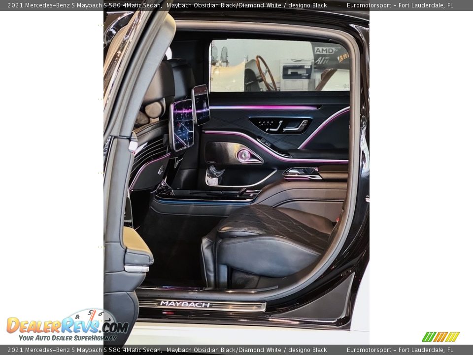 2021 Mercedes-Benz S Maybach S 580 4Matic Sedan Maybach Obsidian Black/Diamond White / designo Black Photo #23